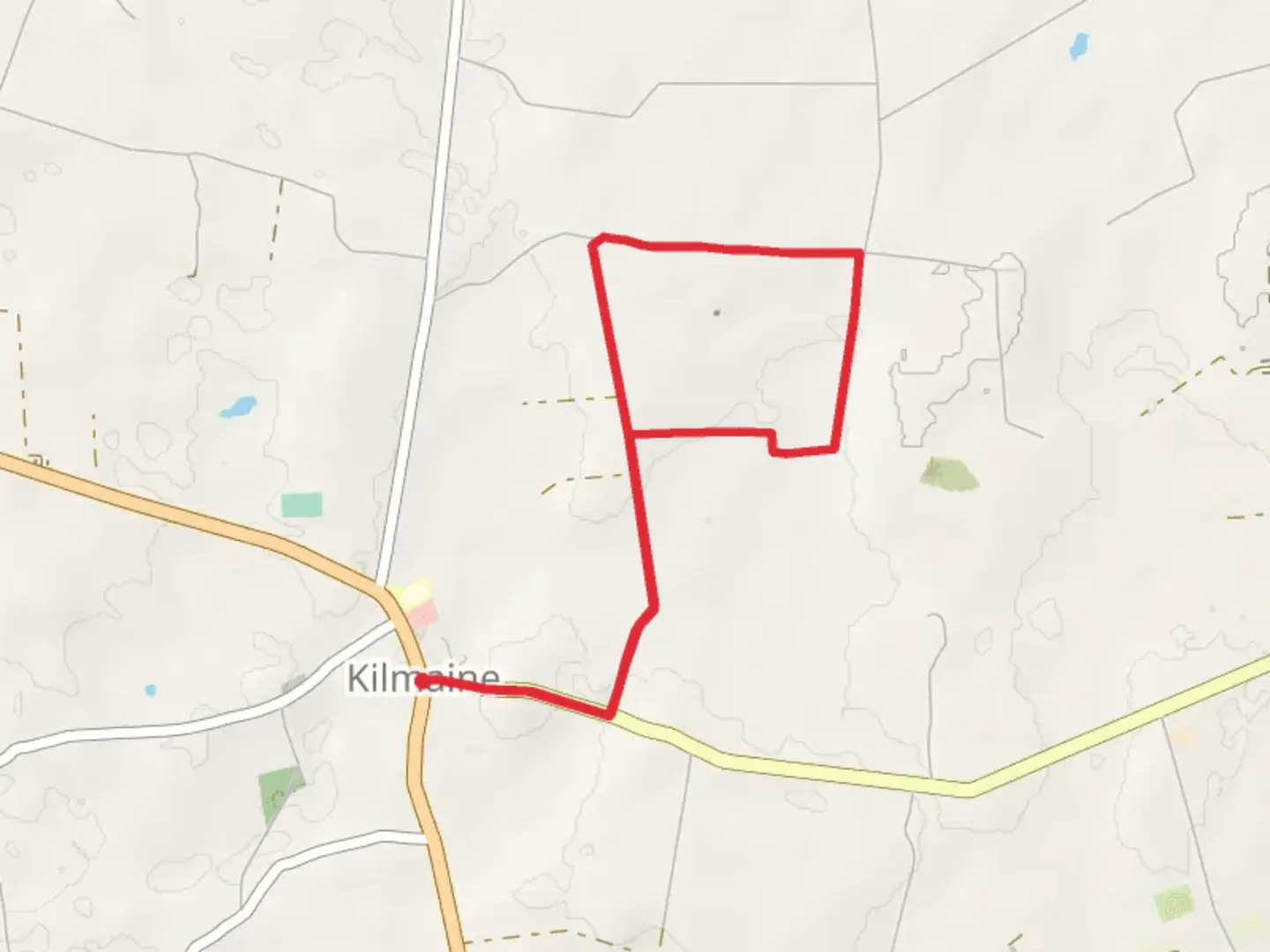 An image depicting the trail Kilmaine - Killernan Loop and its surrounding area.
