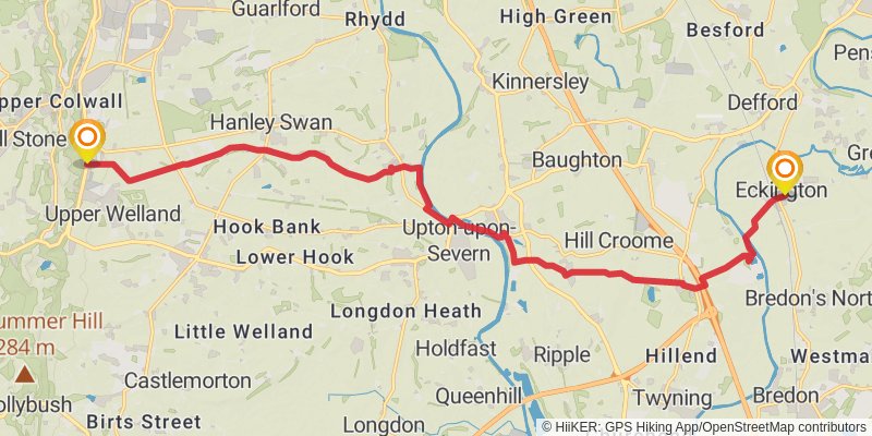 Wyche Way stage 5 Map