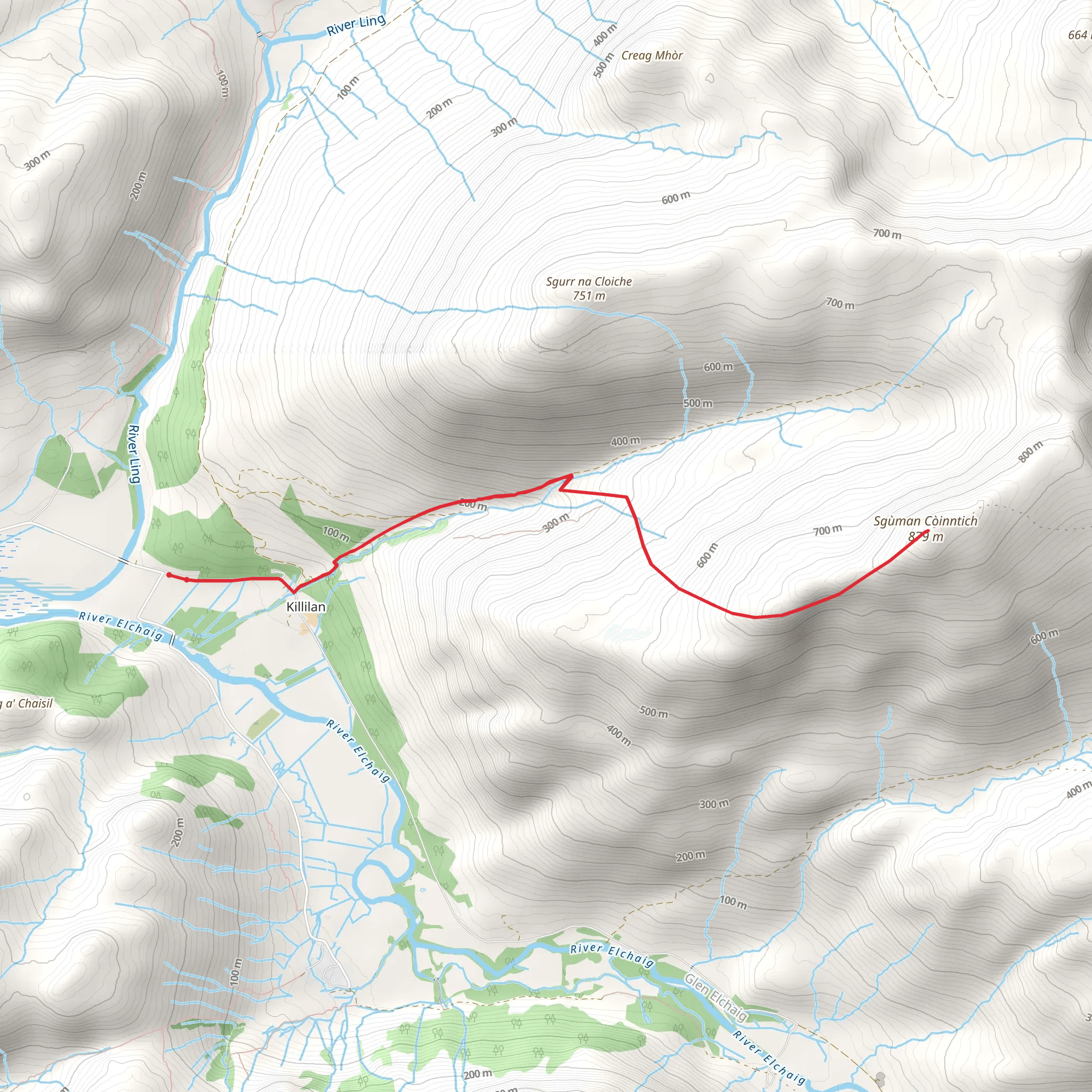 Sguman Coinntich mobile static map