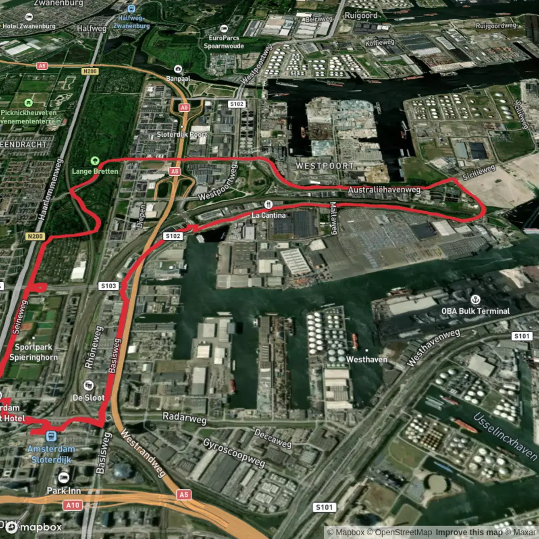 An image depicting the trail Horn Weg and Brettenpad Loop and its surrounding area.