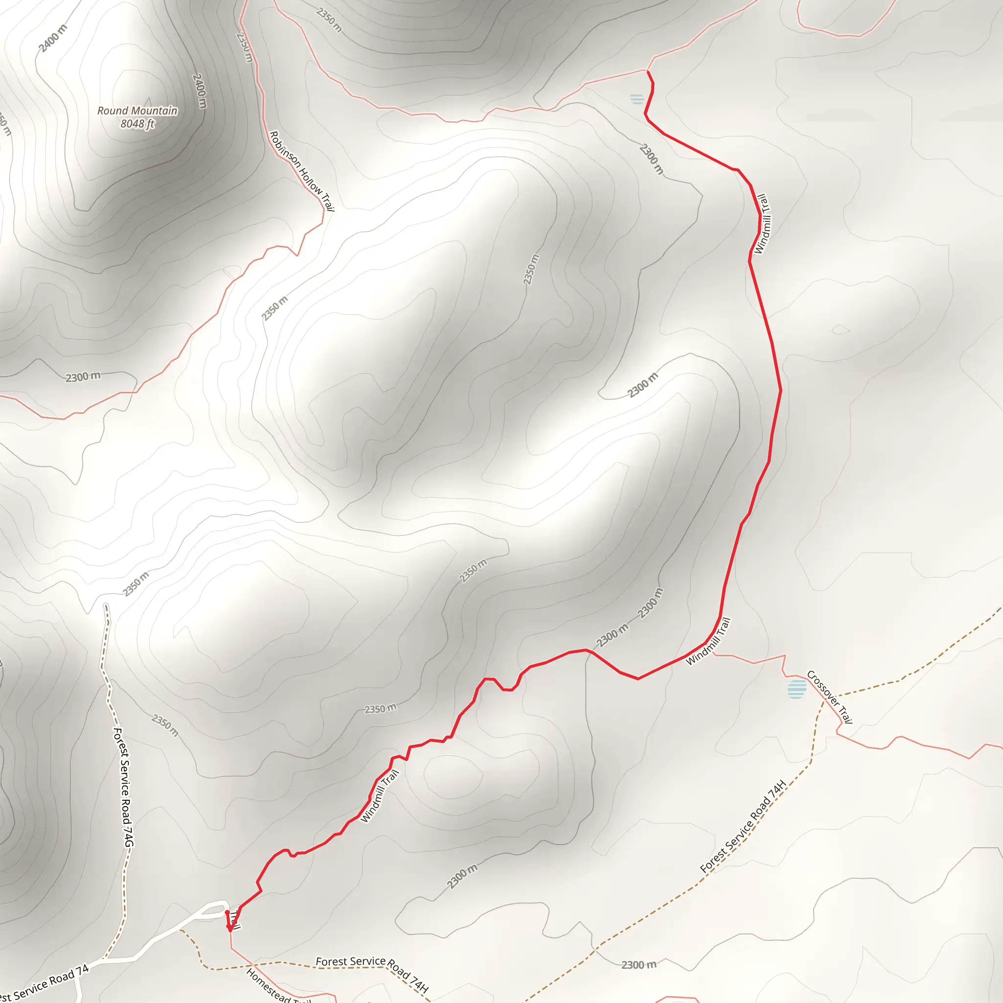 Windmill Trail mobile static map