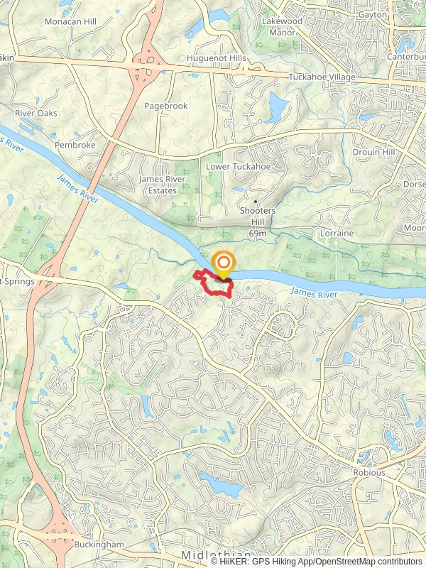 Robious Landing Park - White Blaze Loop Trail