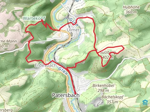 Wartekopf and Sulzberg Loop - Bedesbach