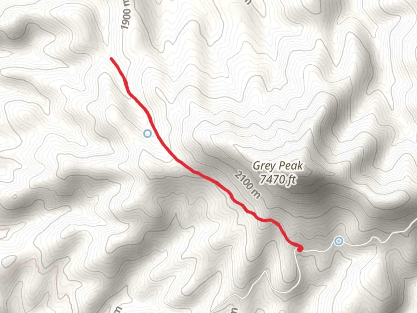 An image depicting the trail Deerhead Trail and its surrounding area.