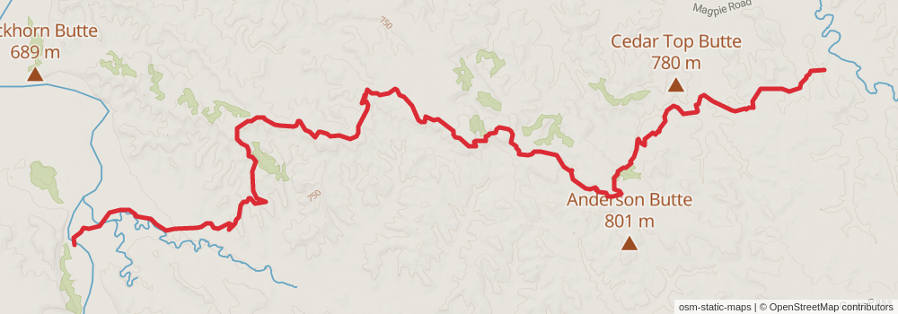 American Perimeter Trail - North Country Primary stage 259 Map