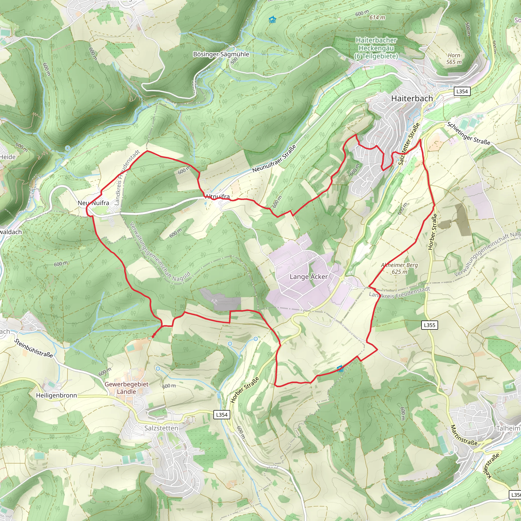 Neu Nuifra Loop mobile static map