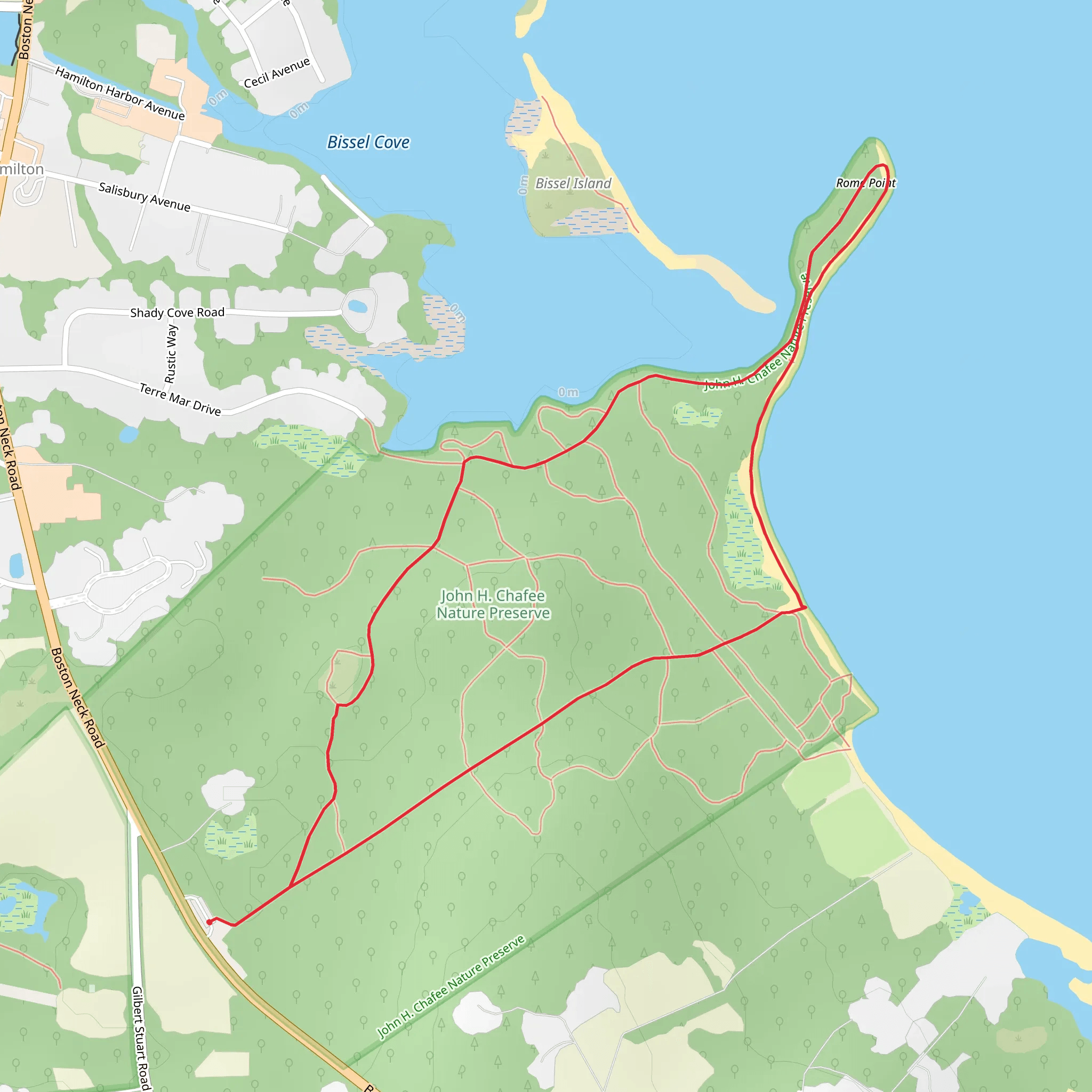 Rome Point Loop mobile static map