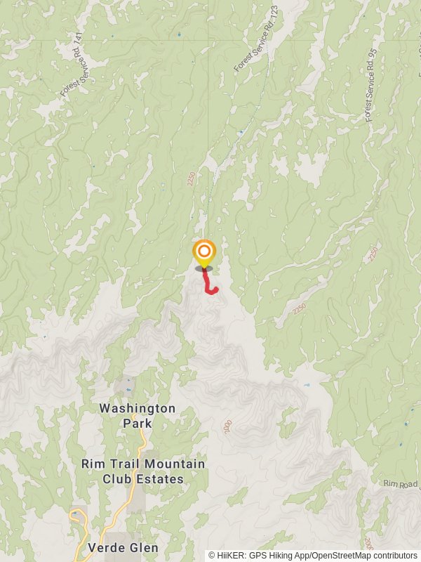 Railroad Tunnel from Rim Road 300