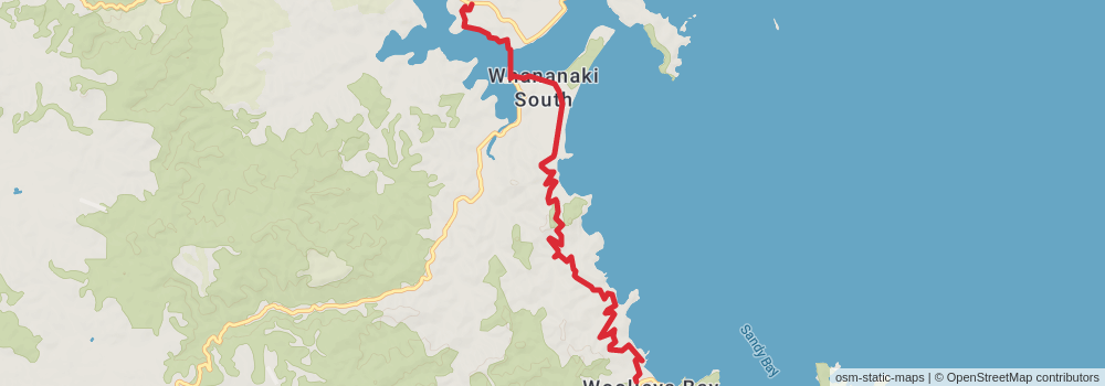 Te Araroa Trail stage 18 Map