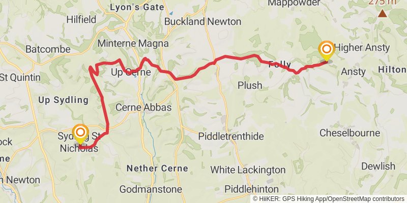 Greater Ridgeway Trail stage 4 Map