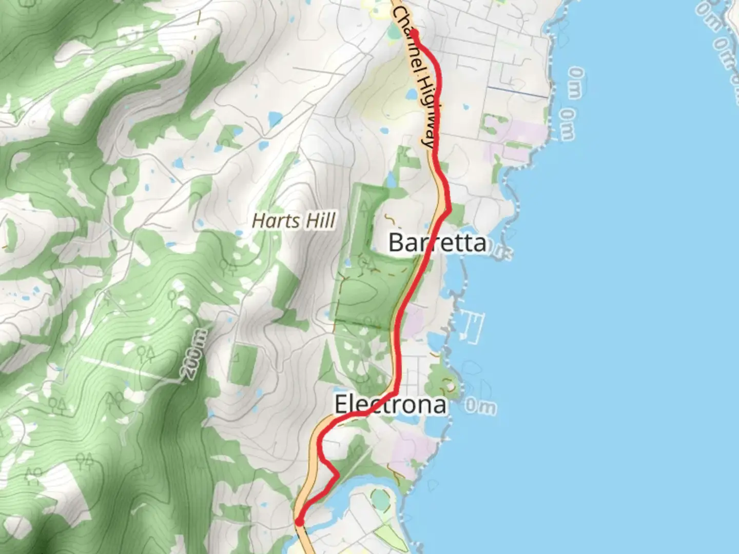 An image depicting the trail Snug to Margate Shared Path and its surrounding area.