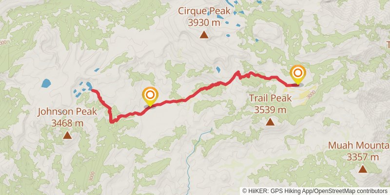 Barigan Stringer Lake via Theodore Solomons Trail stage 3 Map