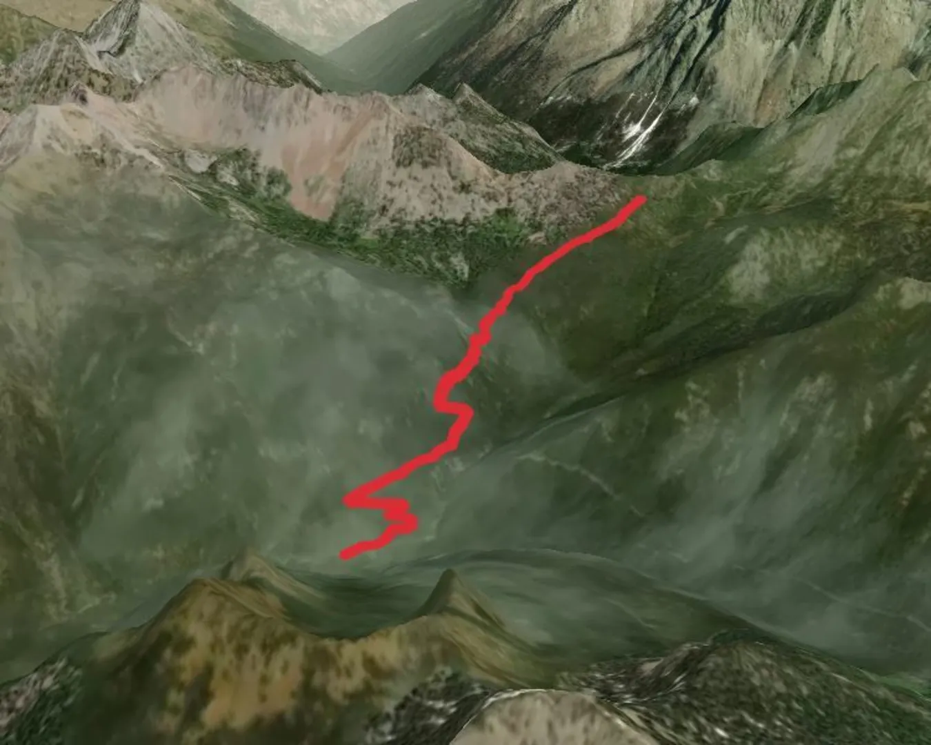 An image depicting the trail North Fork Fortune Creek Trail and its surrounding area.