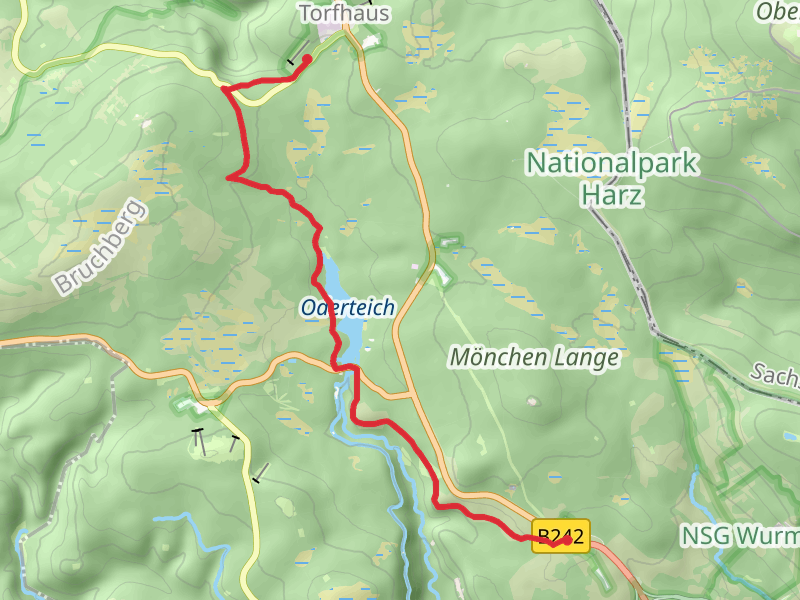 Oderteich via Harzklub Weg