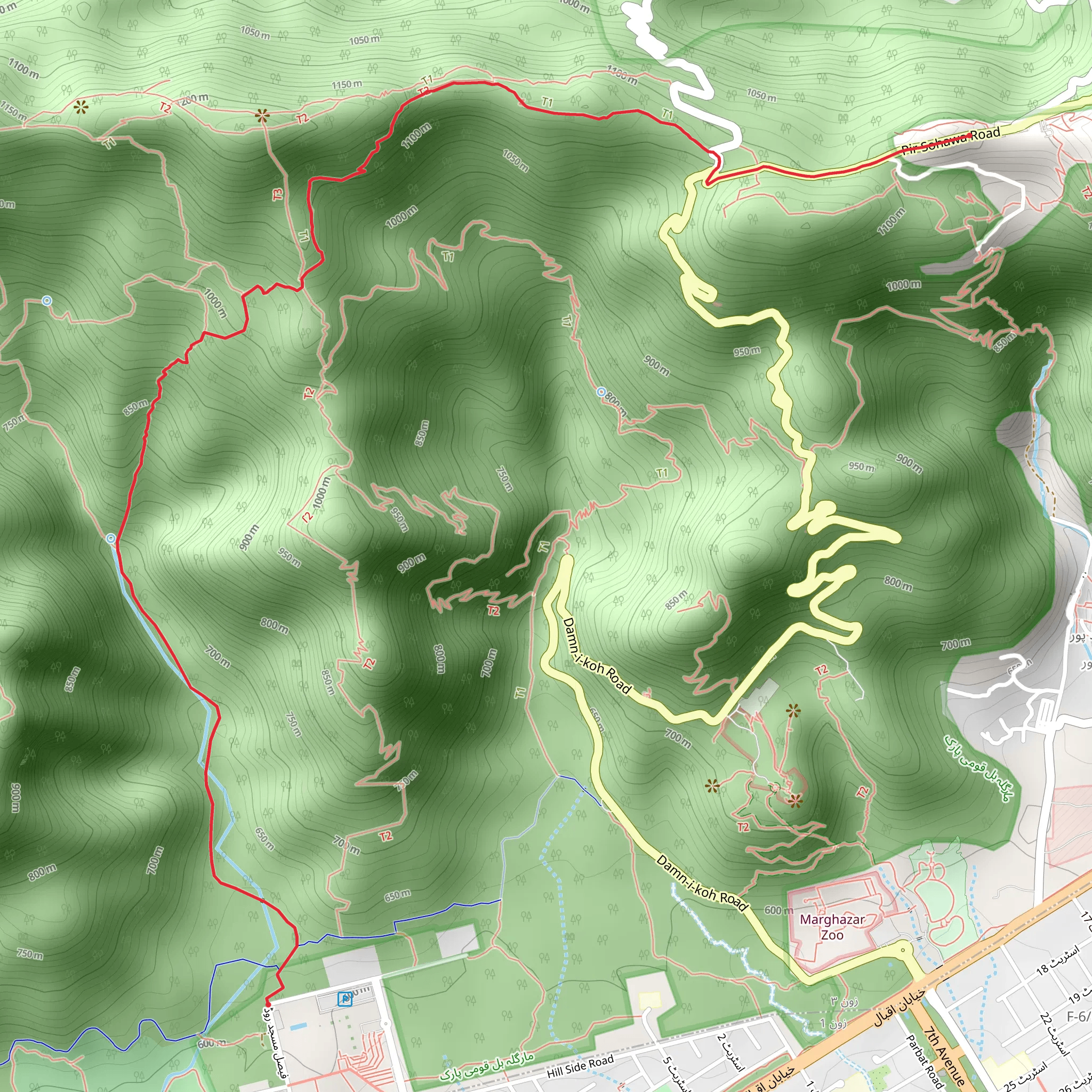 Trail 6 mobile static map