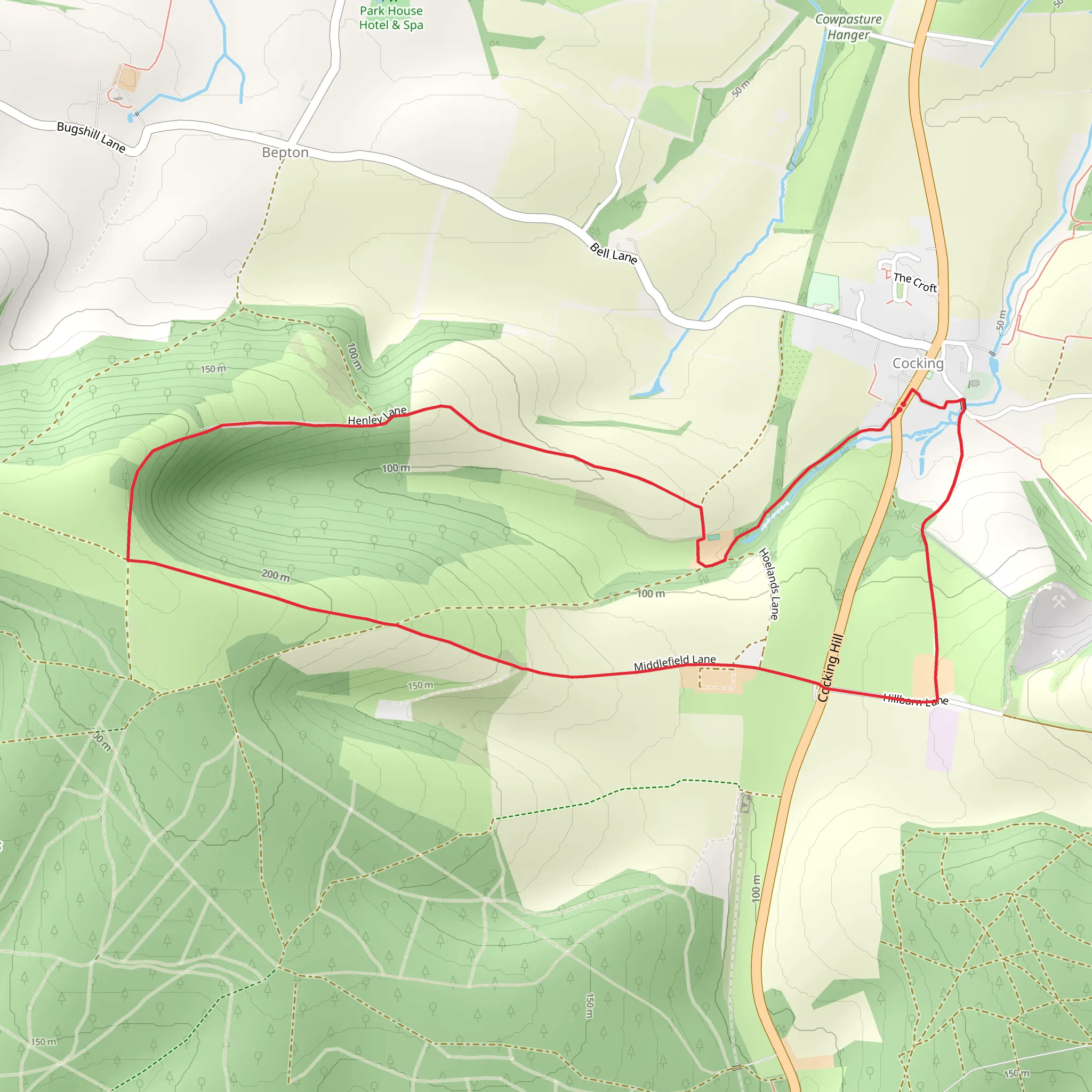 Cocking Loop mobile static map