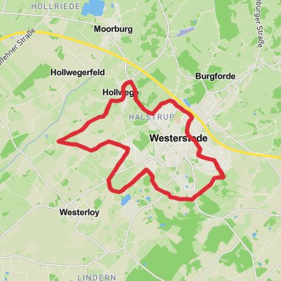 Westerstede Loop mobile static map