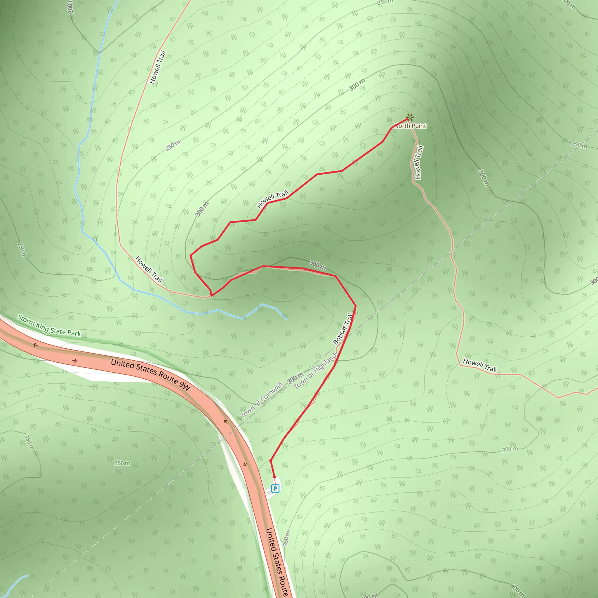Bobcat and Howell Trail mobile static map