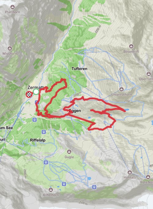 A map preview of the recording Untitled recording.