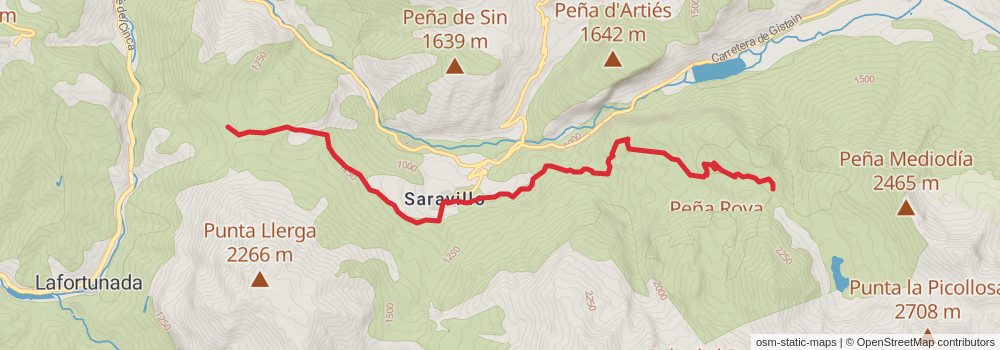 GR 15 - Subpyrenean Path stage 5 Map