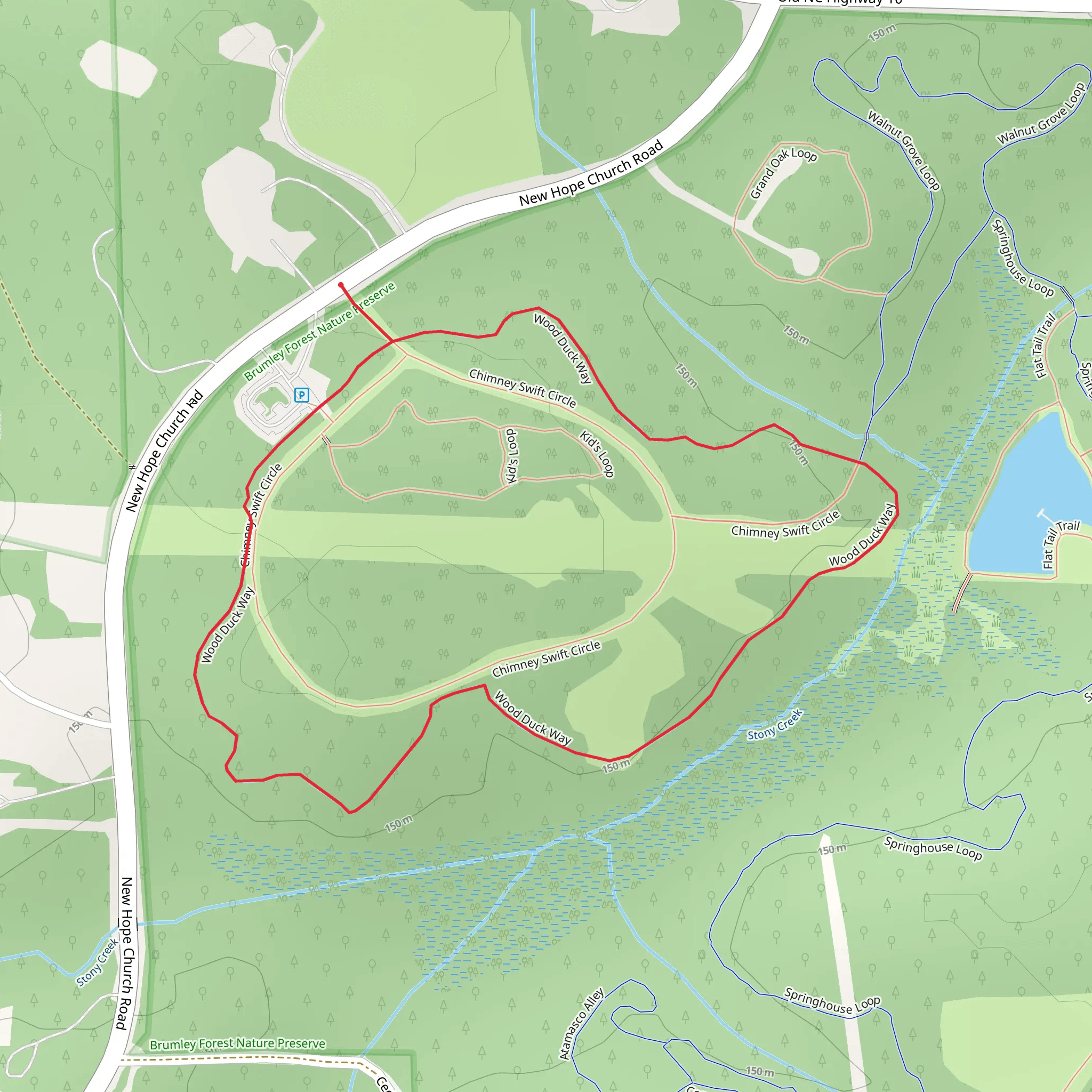 Wood Duck Loop Way mobile static map