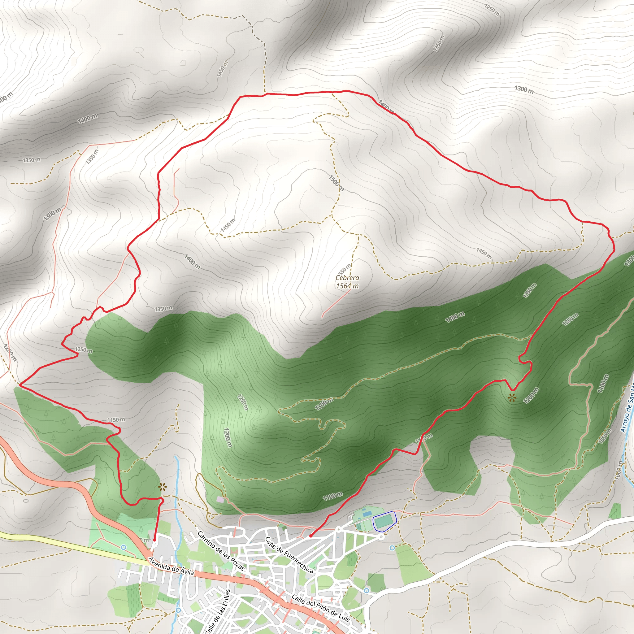 The Cebrera mobile static map