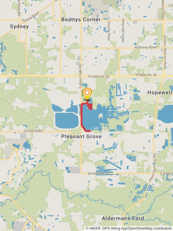 Walk along Edward Medard Park and Reservoir