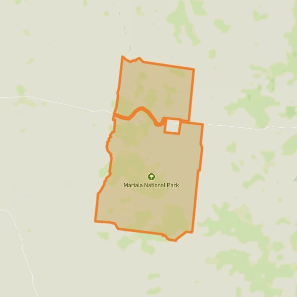Mariala National Park mobile static map
