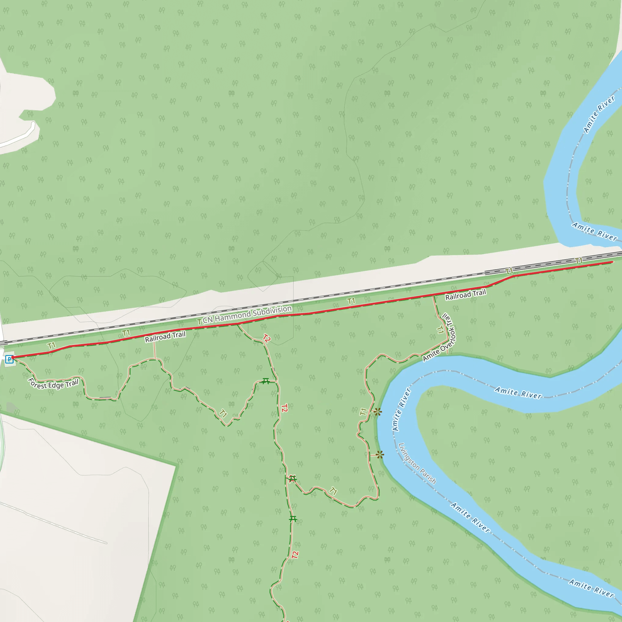 Railroad Trail mobile static map