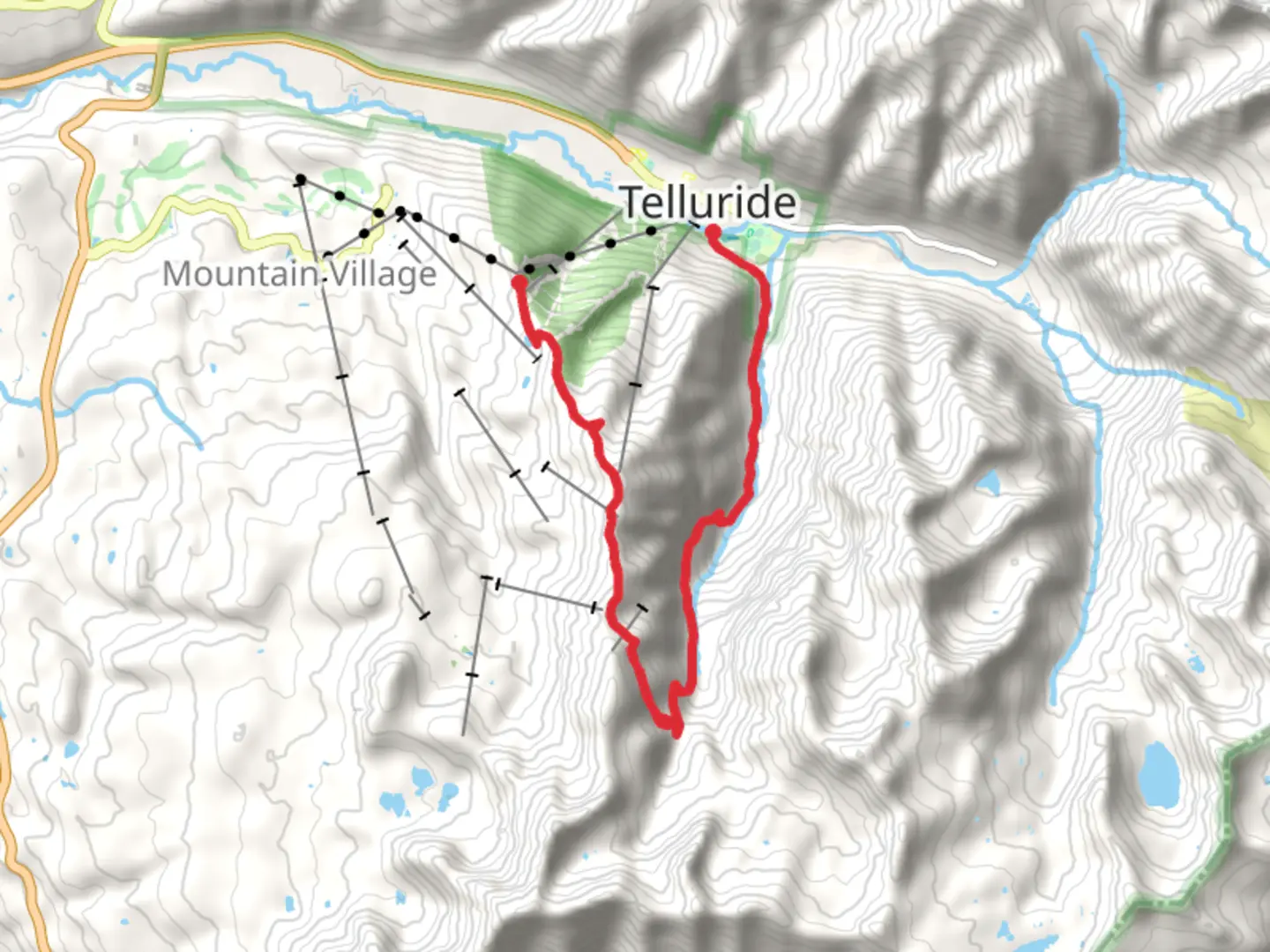 An image depicting the trail Coonskin Mountain, Wasatch and Bear Creek Trail and its surrounding area.