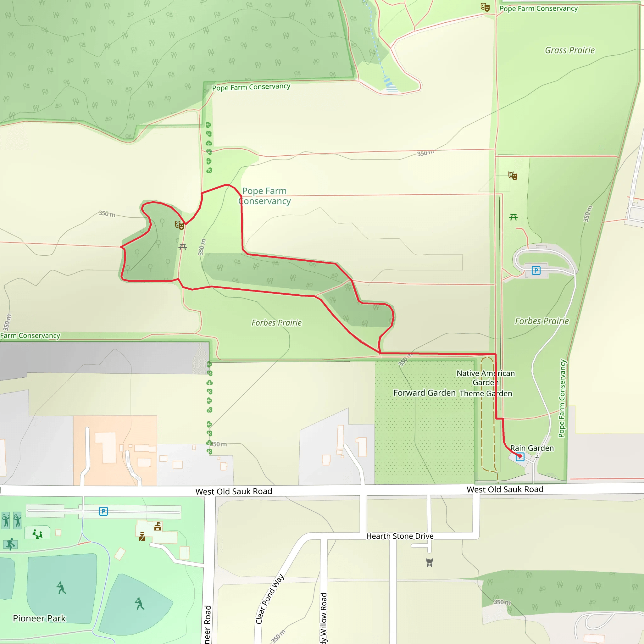 Sugar Maples Loop mobile static map