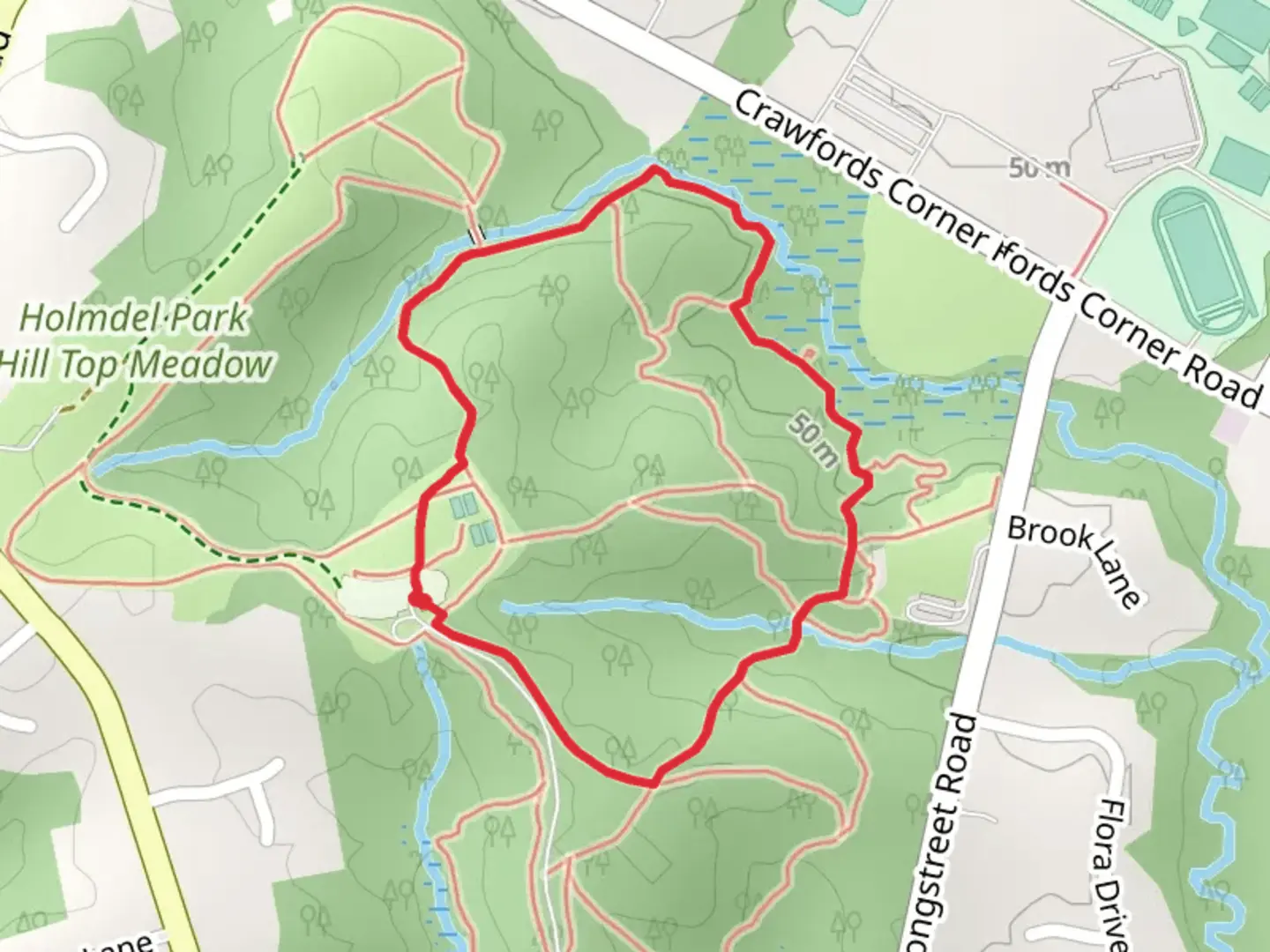 An image depicting the trail High Point Loop Trail and its surrounding area.