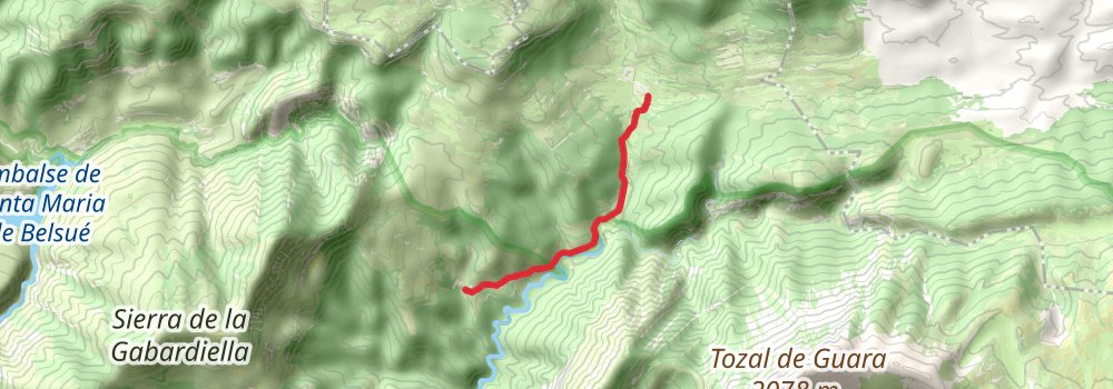 GR 268 Sendero de San Urbez stage 4 Map