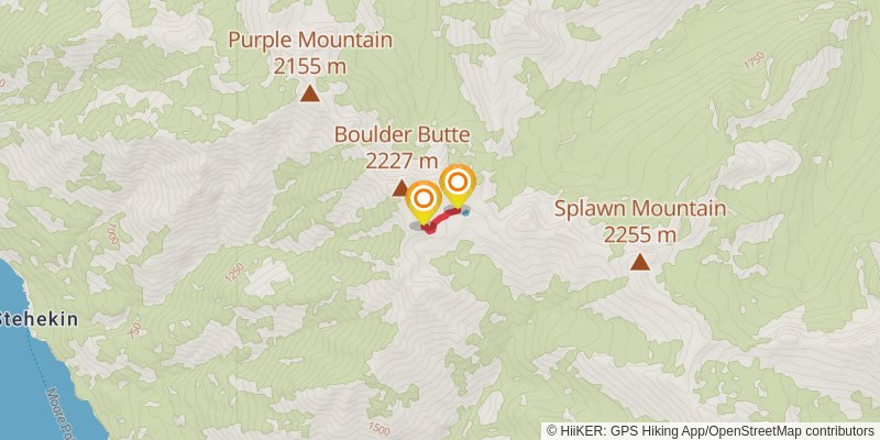 Moore Mountain Trail stage 2 Map