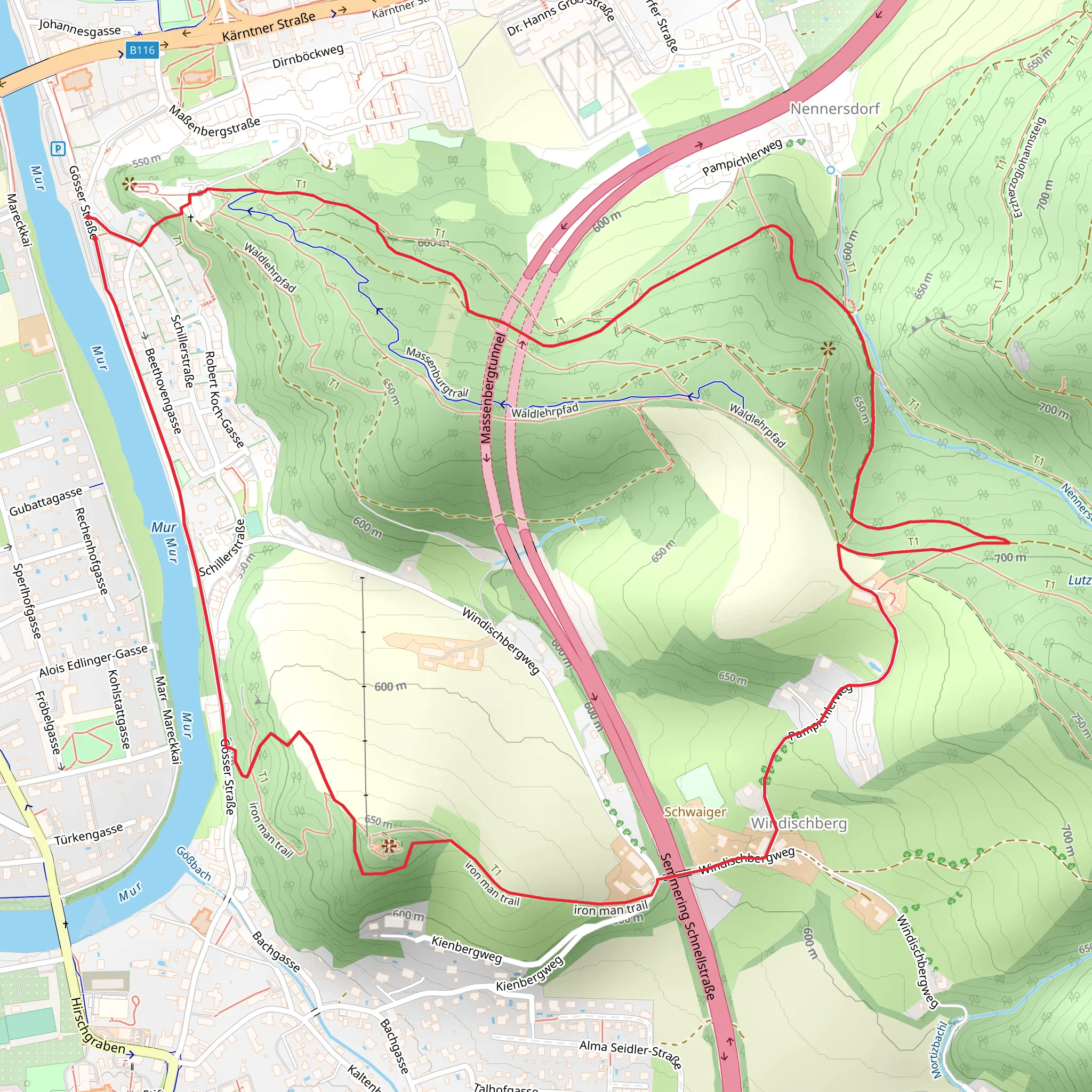 Kavalierberg mobile static map