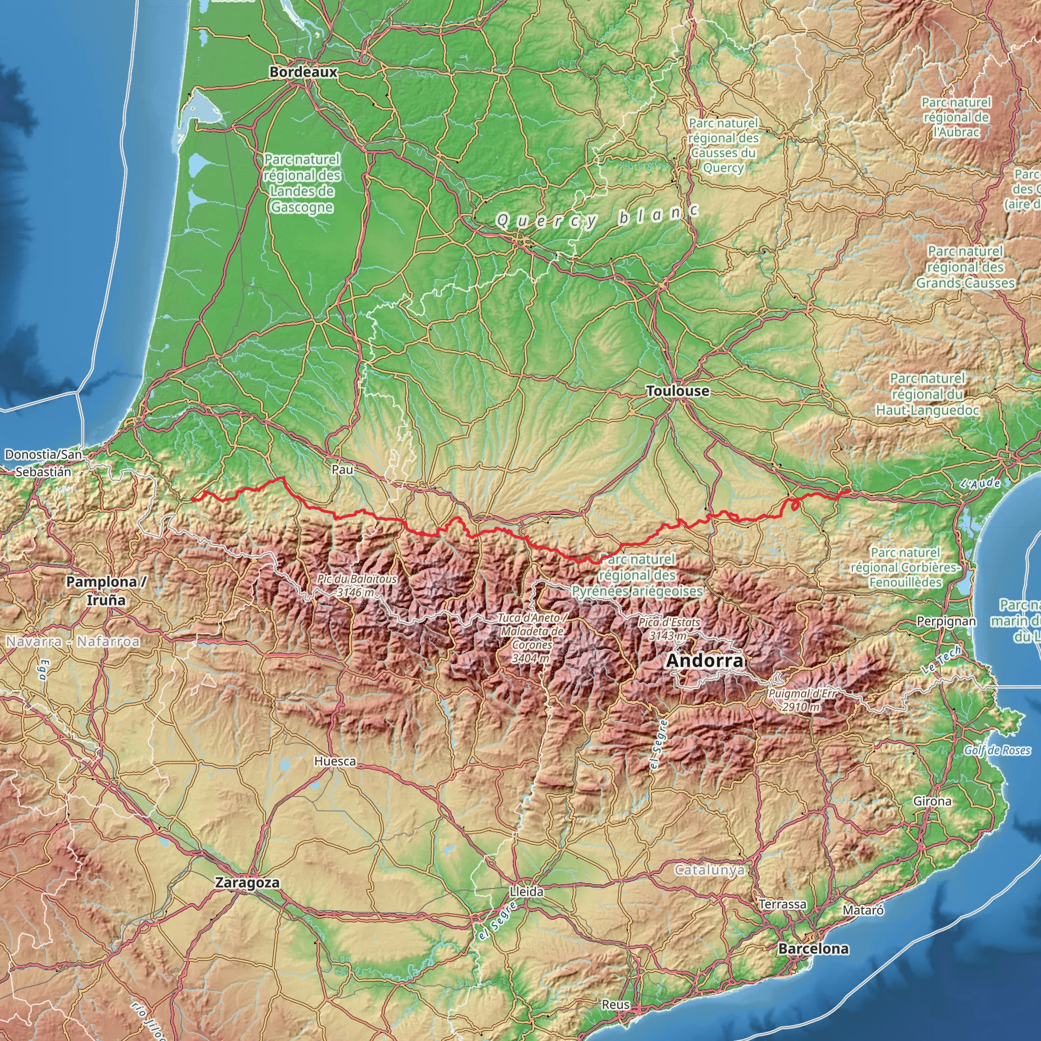 GR 78 - Sentier de Piémont mobile static map