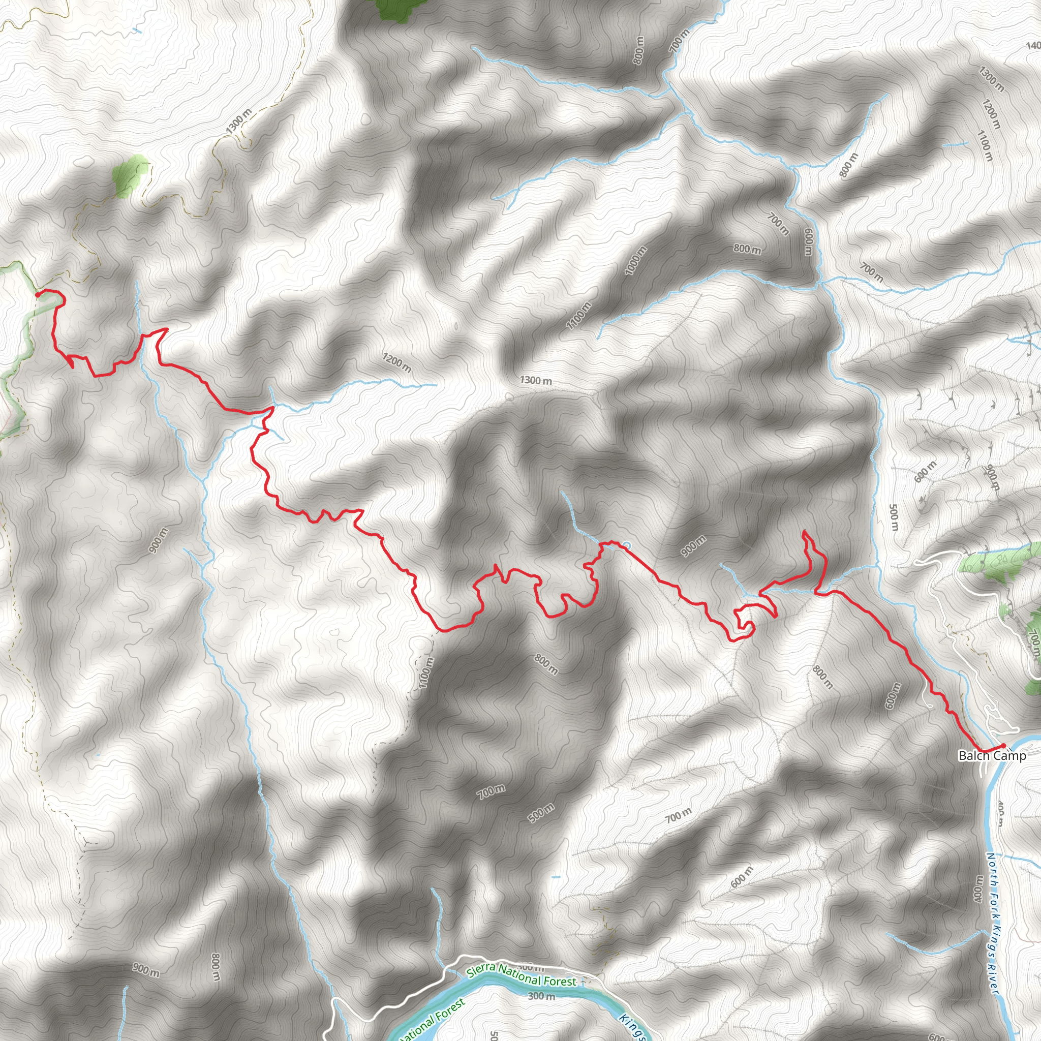 Sycamore Springs Road mobile static map