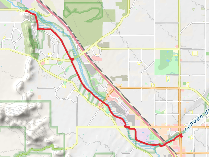 Walk along Santa Cruz River via Cañada del Oro