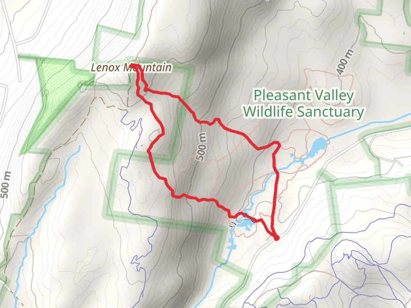 Trail of the Ledges and Overbrook Trail Loop via Pike's Pond