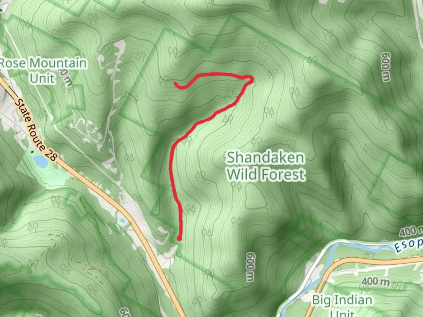 An image depicting the trail Colonel Rochester Trail and its surrounding area.