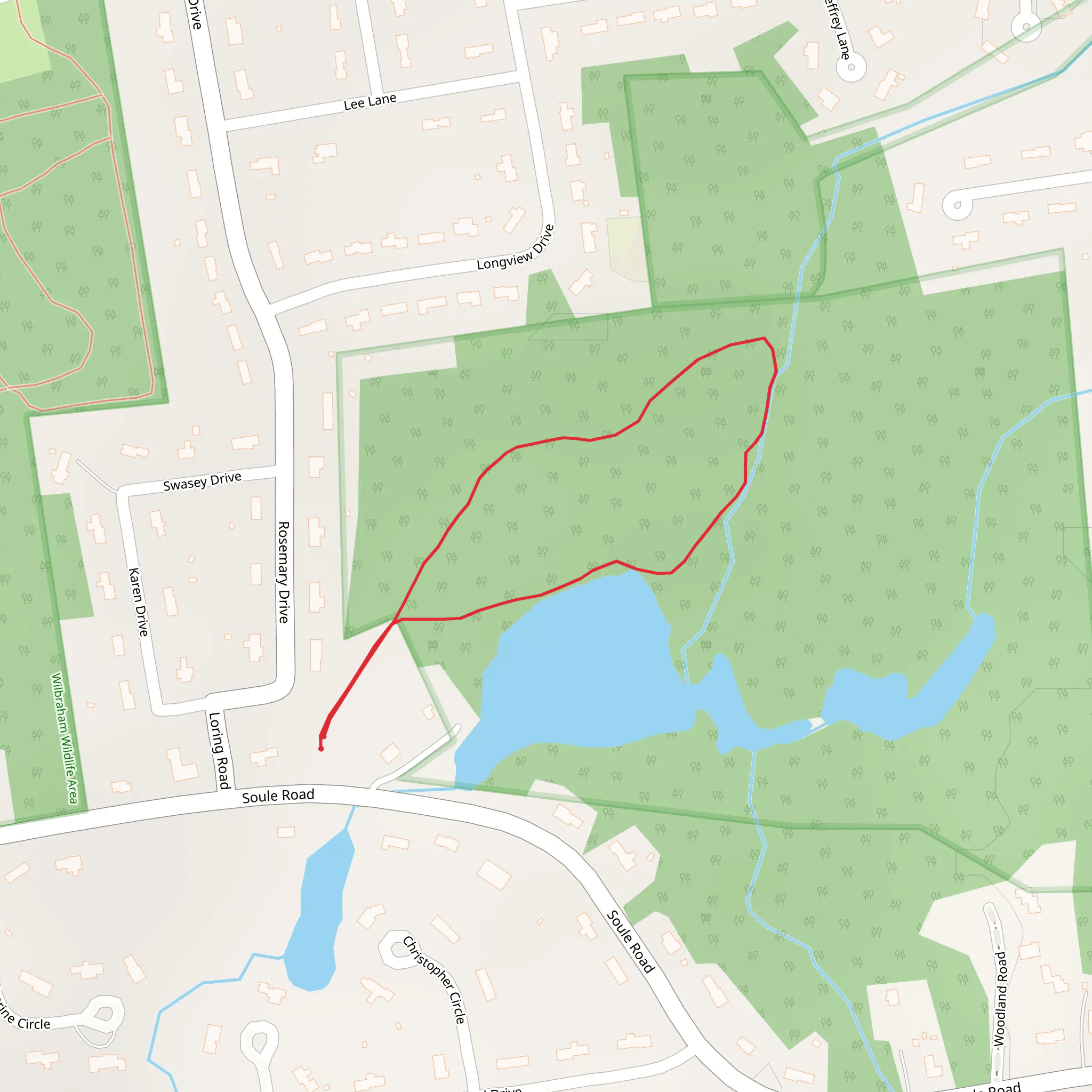 Soule Road Loop mobile static map