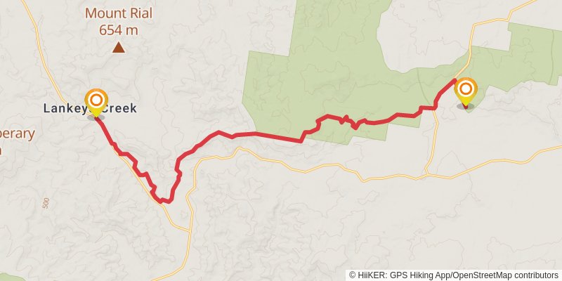 Hume And Hovell Track stage 16 Map