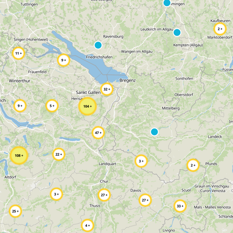 Bezirk Feldkirch Static Map