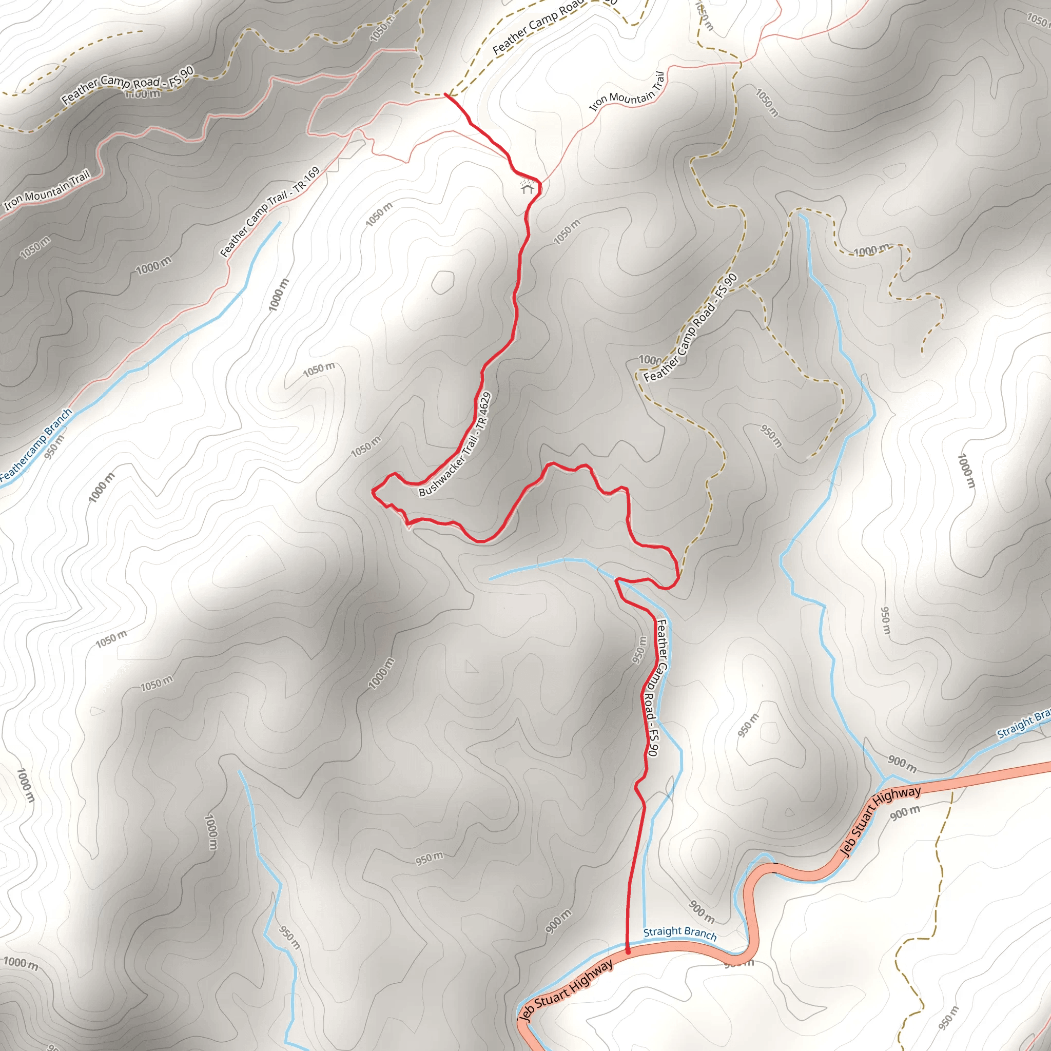 Bushwacker Trail mobile static map