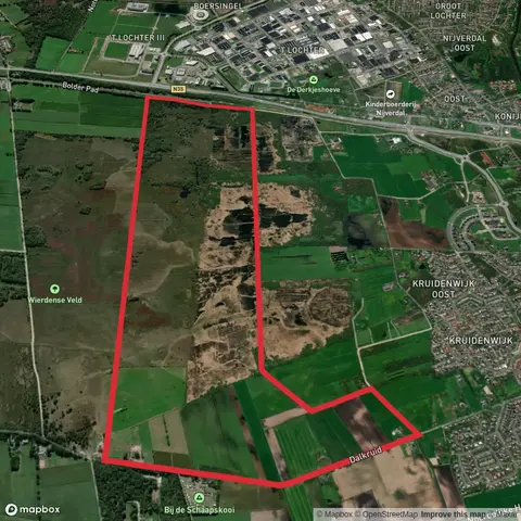 Wierdensche Veld via Overijssels Havezatenpad and Hulsen - Paarse Route