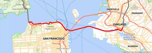 American Discovery Trail South Route stage 402 Map