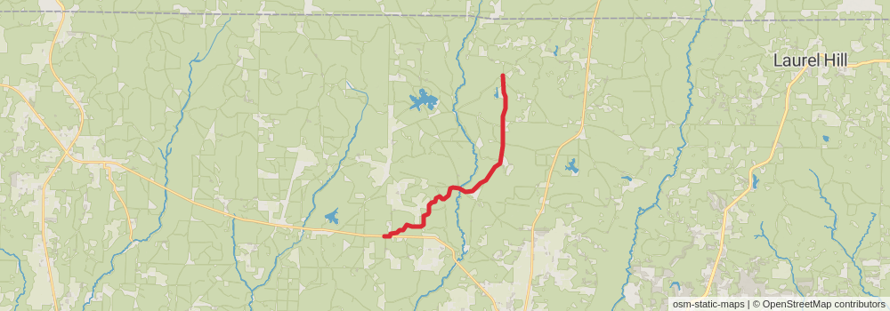 American Perimeter Trail - The South Primary stage 52 Map