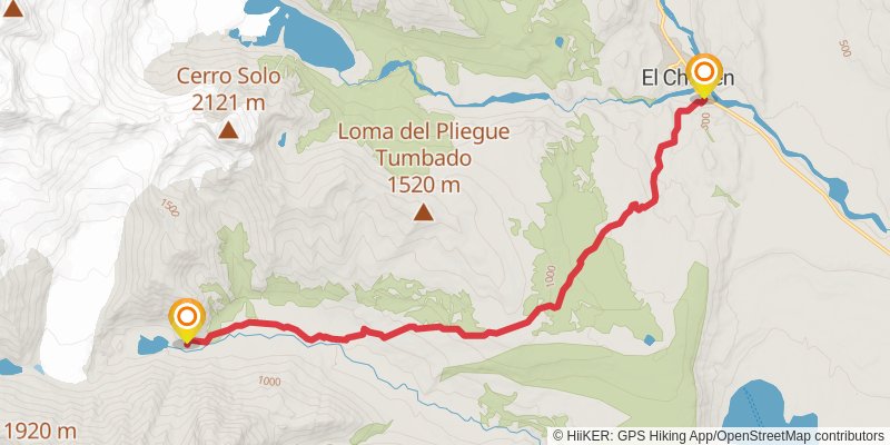 Vuelta al Hielo stage 5 Map