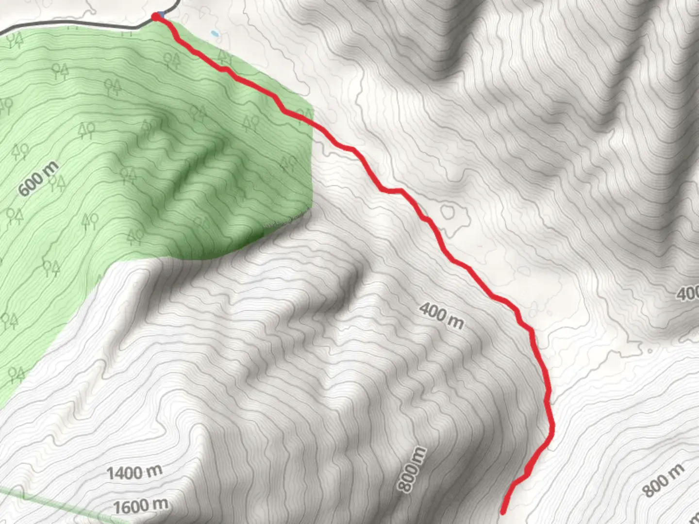 An image depicting the trail Denver Out and Back and its surrounding area.