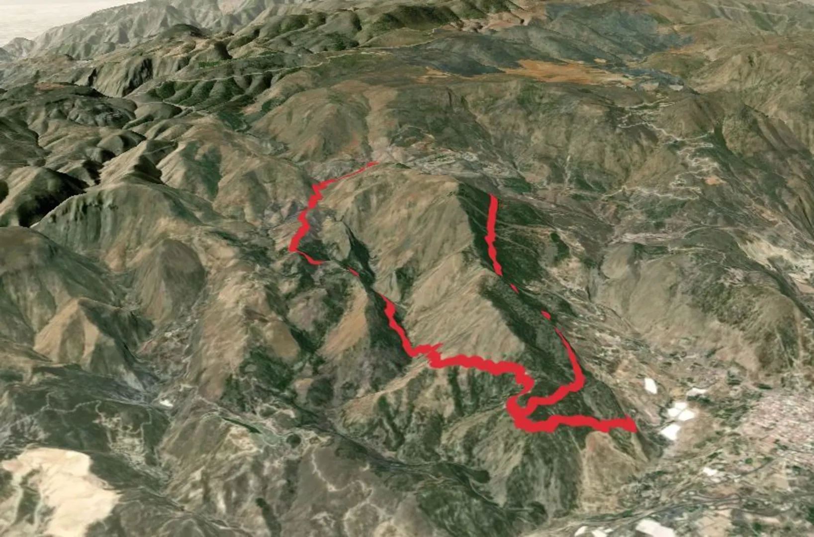 An image depicting the trail The Barranquillos PR A 359 and its surrounding area.